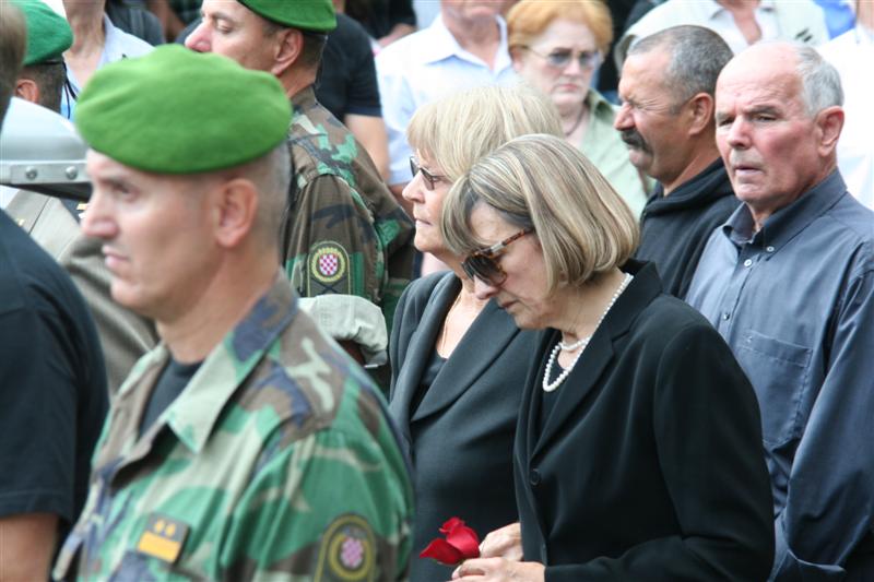 Pogreb Zvonka Bušića - Zdravka i Julienne Bušić